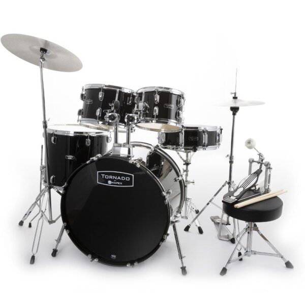 Mapex TND5294FTCDK Tornado V2 Fusion 22 Drumset Black