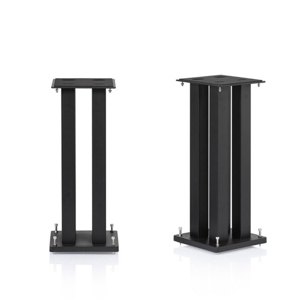 NorStone STYLUM SQUARE SPEAKER STANDS/PAIR/BLACK SATIN